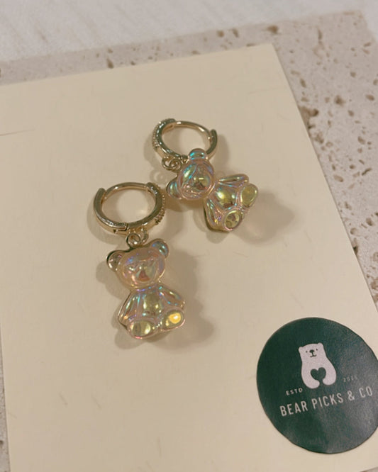 Sparkling Bear Earrings