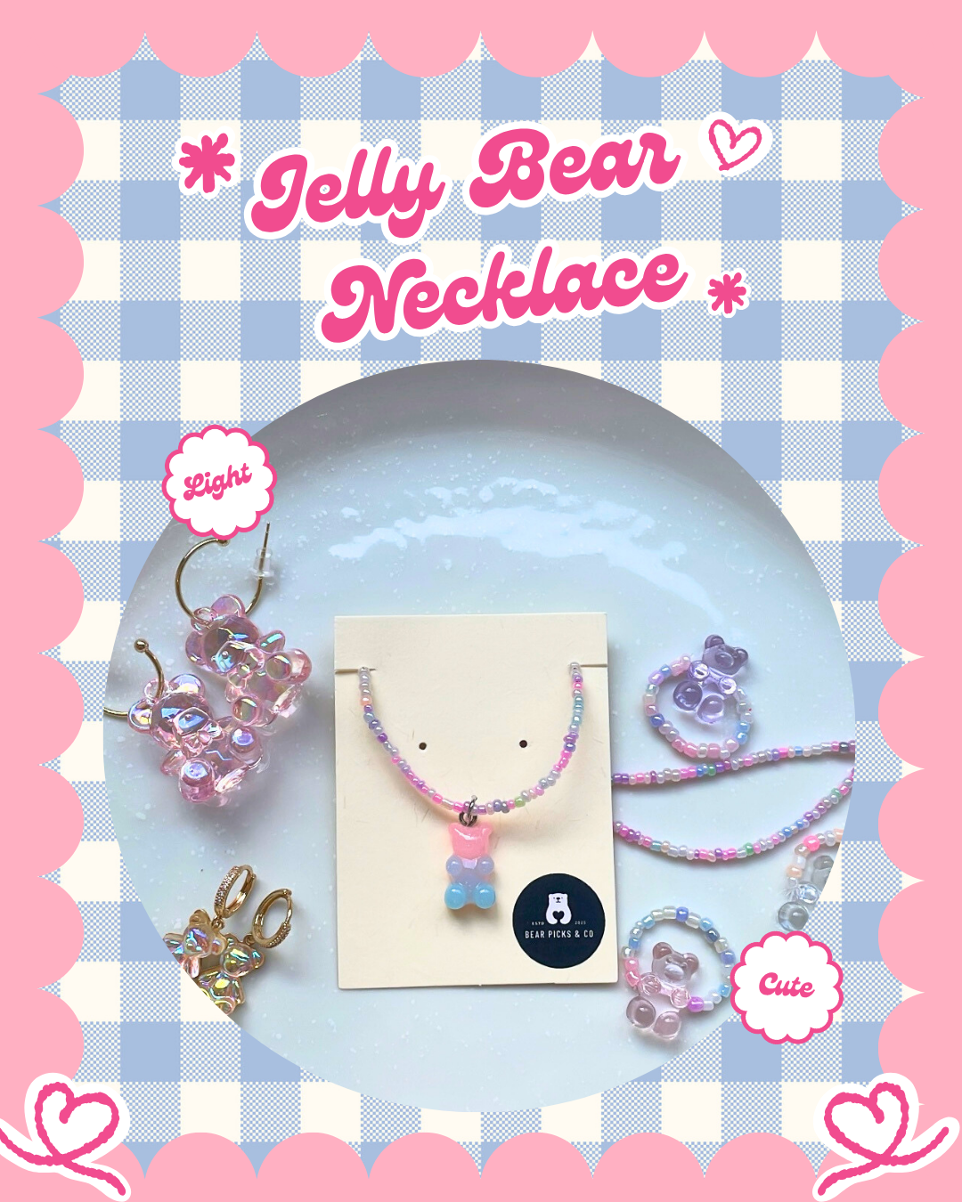 Jelly Bear Necklace